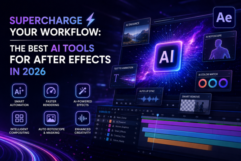 Supercharge Your Workflow: The Best AI Tools for After Effects in 2026
