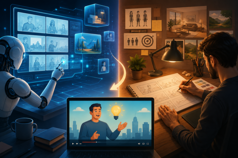Why Hand-Crafted Explainer Videos Still Matter in the Age of AI Visualization